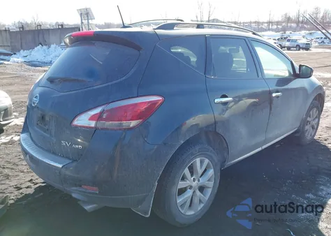 2011 Nissan Murano Sv z USA, uszkodzony, nr VIN JN8AZ1MW7BW183836